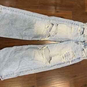 American Eagle Outfitters Light Blue Ripped Men's Jeans
